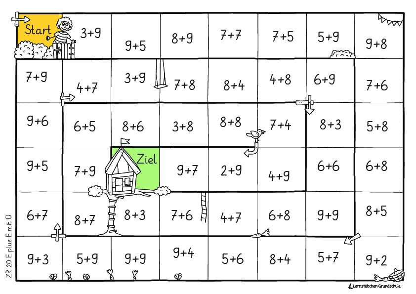 Schneckenwürfelspiel plus mit Z-Übergang - ZR 20 (2)